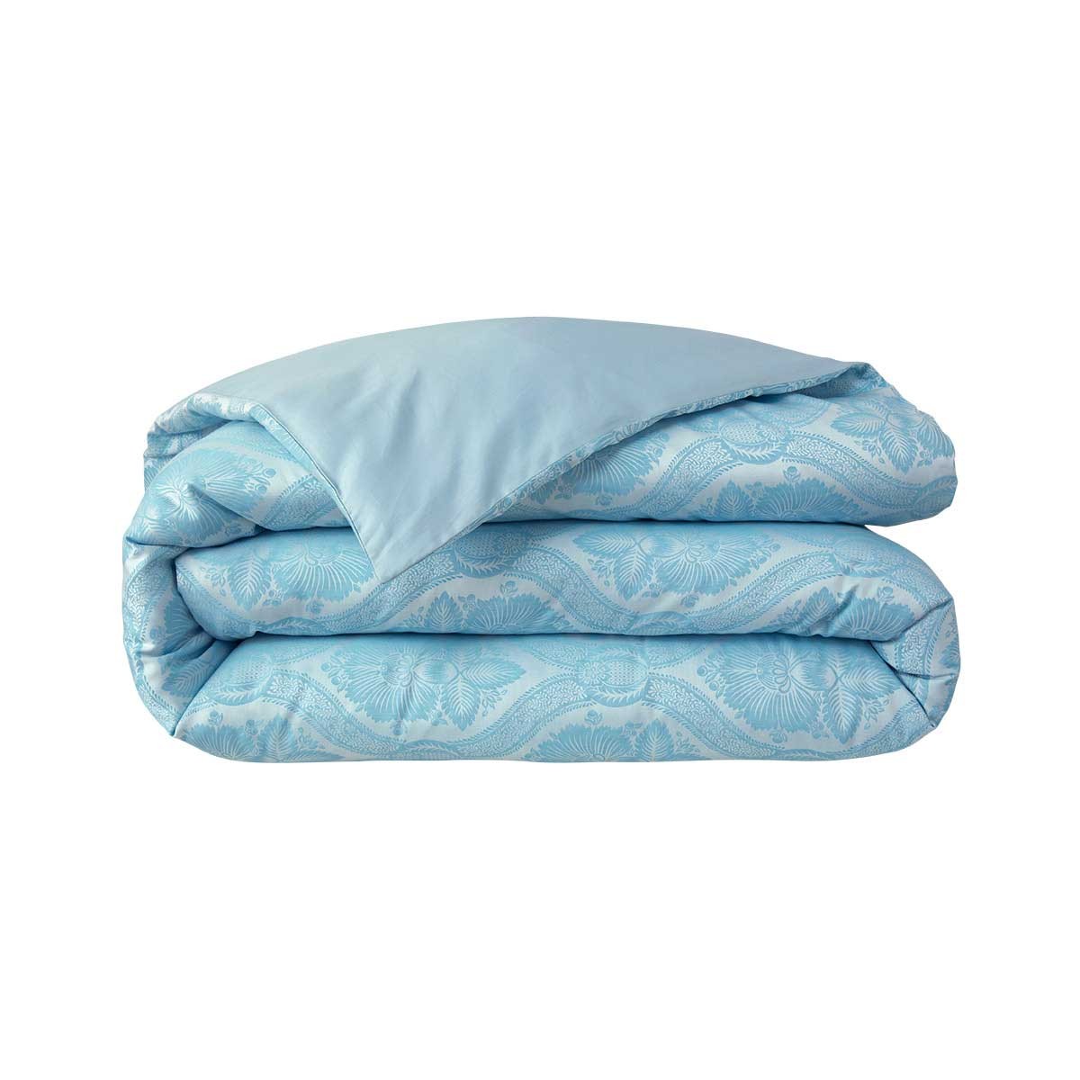 Yves Delorme Nil Bleu Bed Embrace Tranquility | Collection