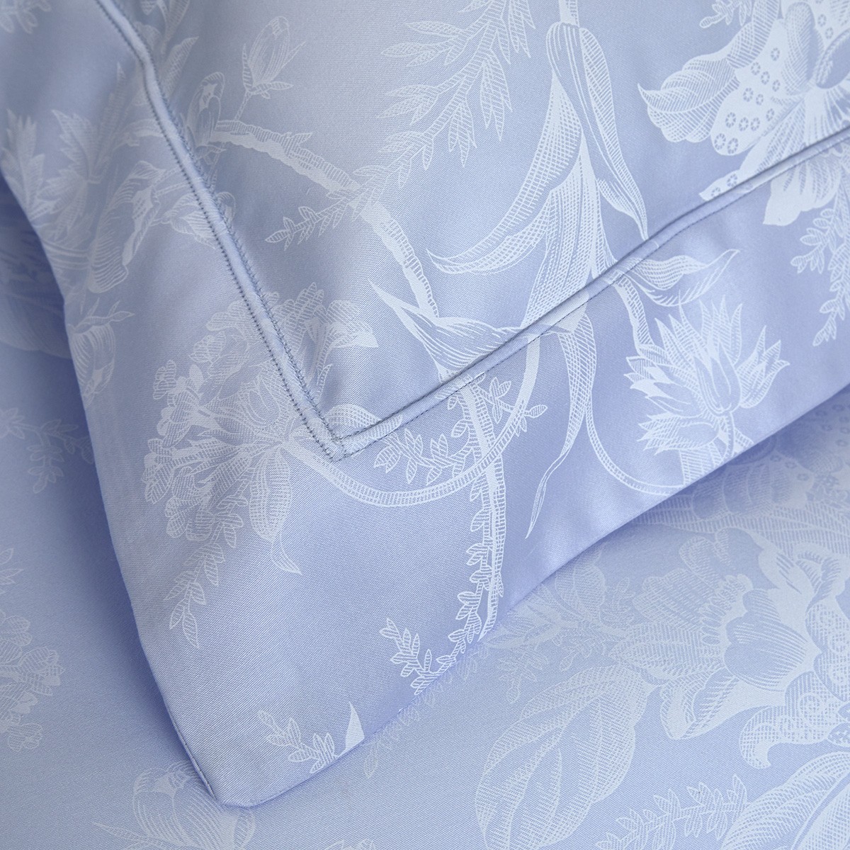 Yves Delorme Aurore Floral Sateen Bed Collection - - Yves Delorme Outlet