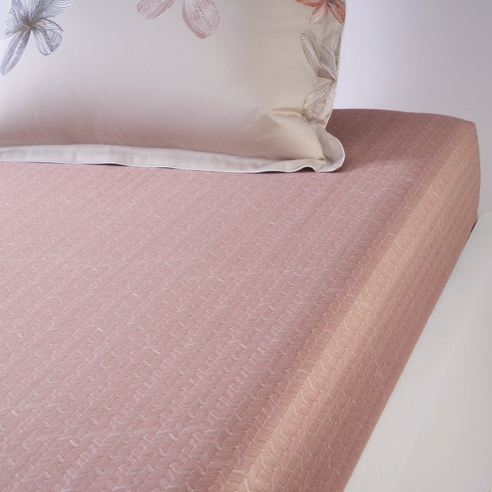 Fitted Sheet BOSS Home Peach Blossom