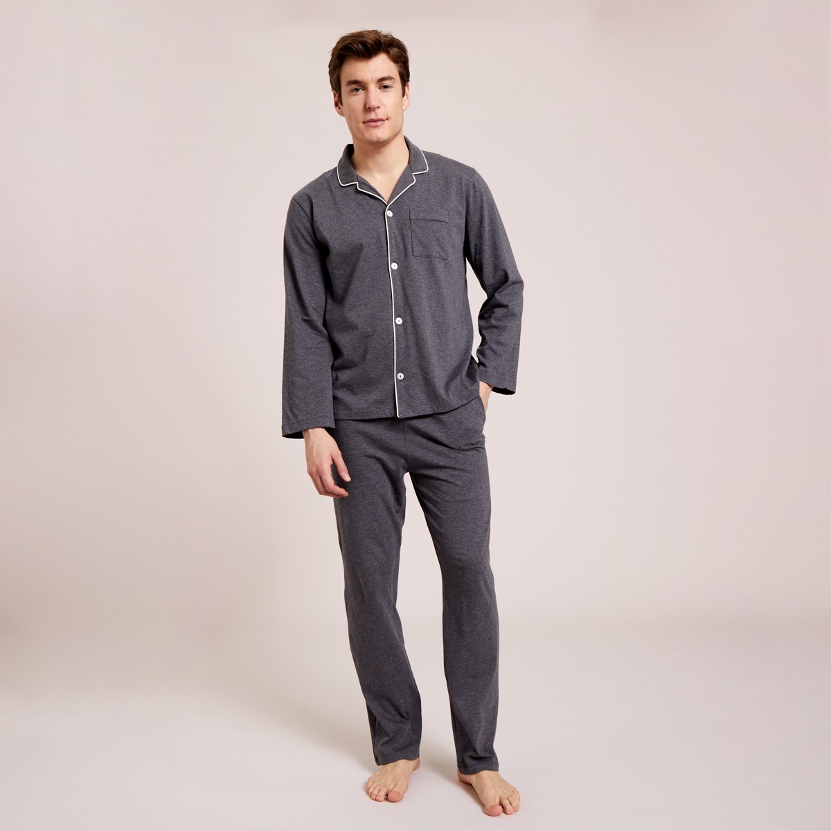 Pyjamas Romain Anthracite