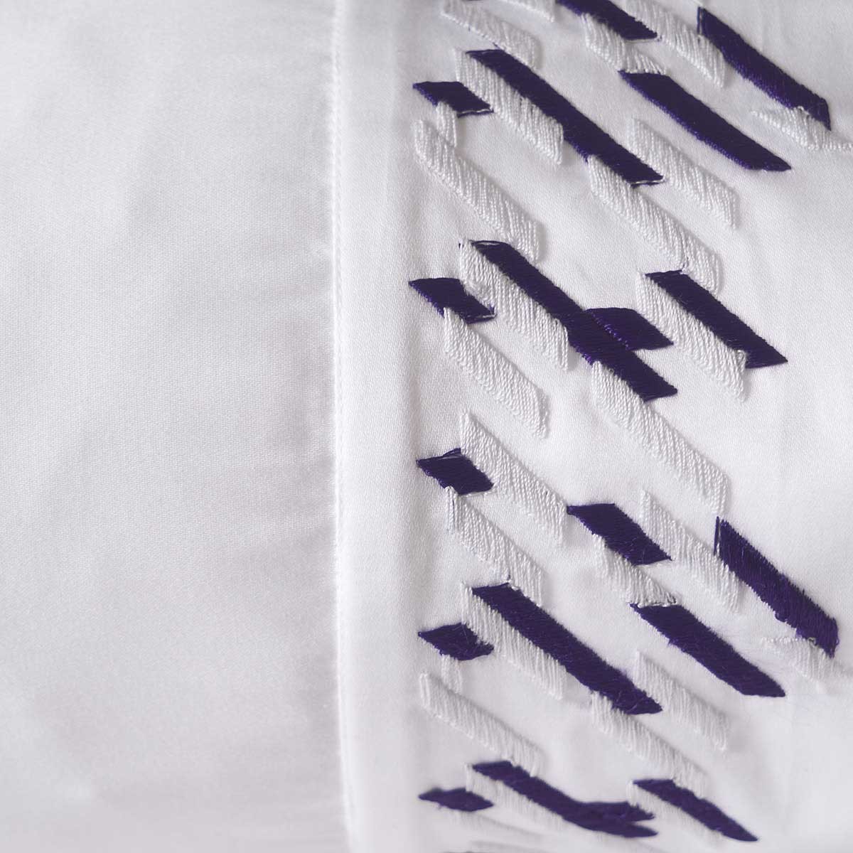 Parure de lit Yves Delorme Couture Toccata en Satin de coton 200 fils/cm²