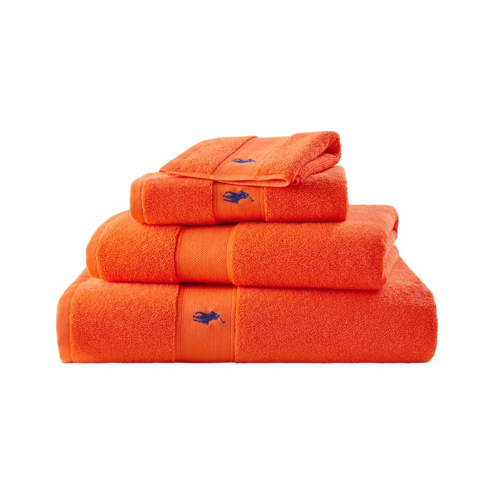 Serviette de bain Polo Player Sailing orange