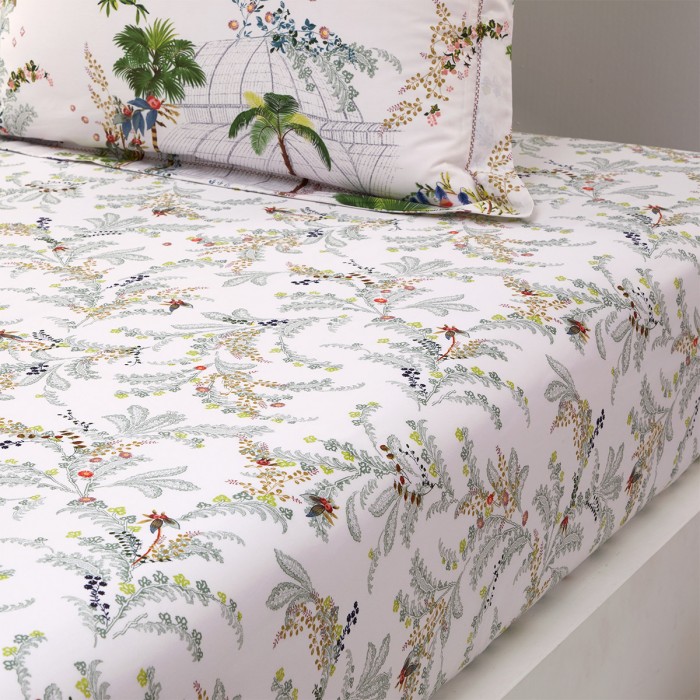 Fitted Sheet Jardins Multicolor